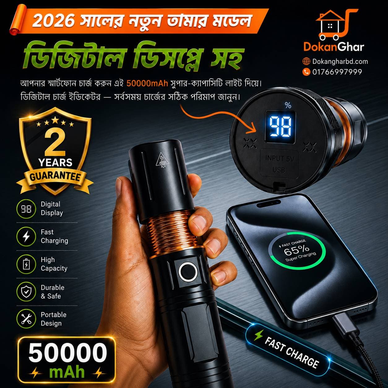 𝗣𝗼𝘄𝗲𝗿𝗠𝗮𝘅 𝗗𝗶𝗴𝗶𝘁𝗮𝗹 𝗧𝗼𝗿𝗰𝗵 𝟱𝟬𝟬𝟬𝟬𝗺𝗔𝗵